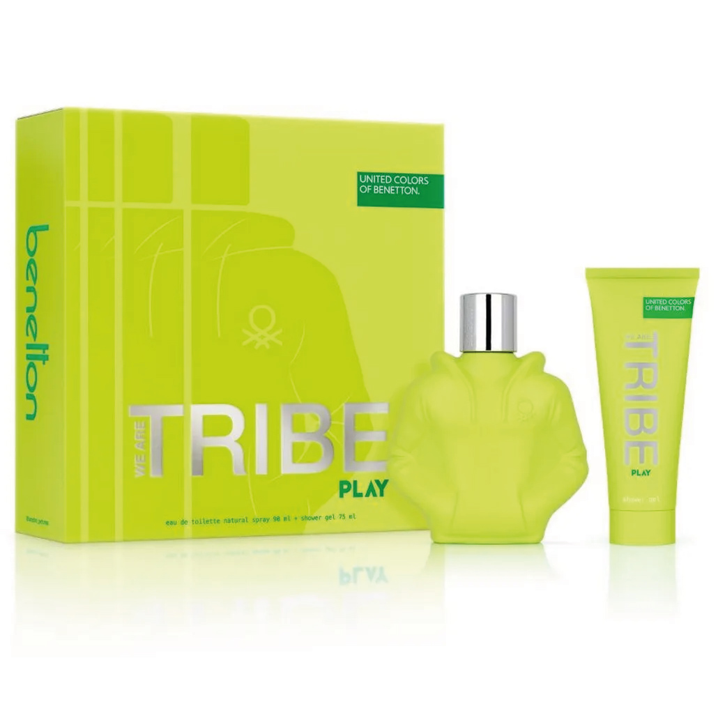 BENETTON WE ARE TRIBE PLAY COFRE EDT X 90 ML.